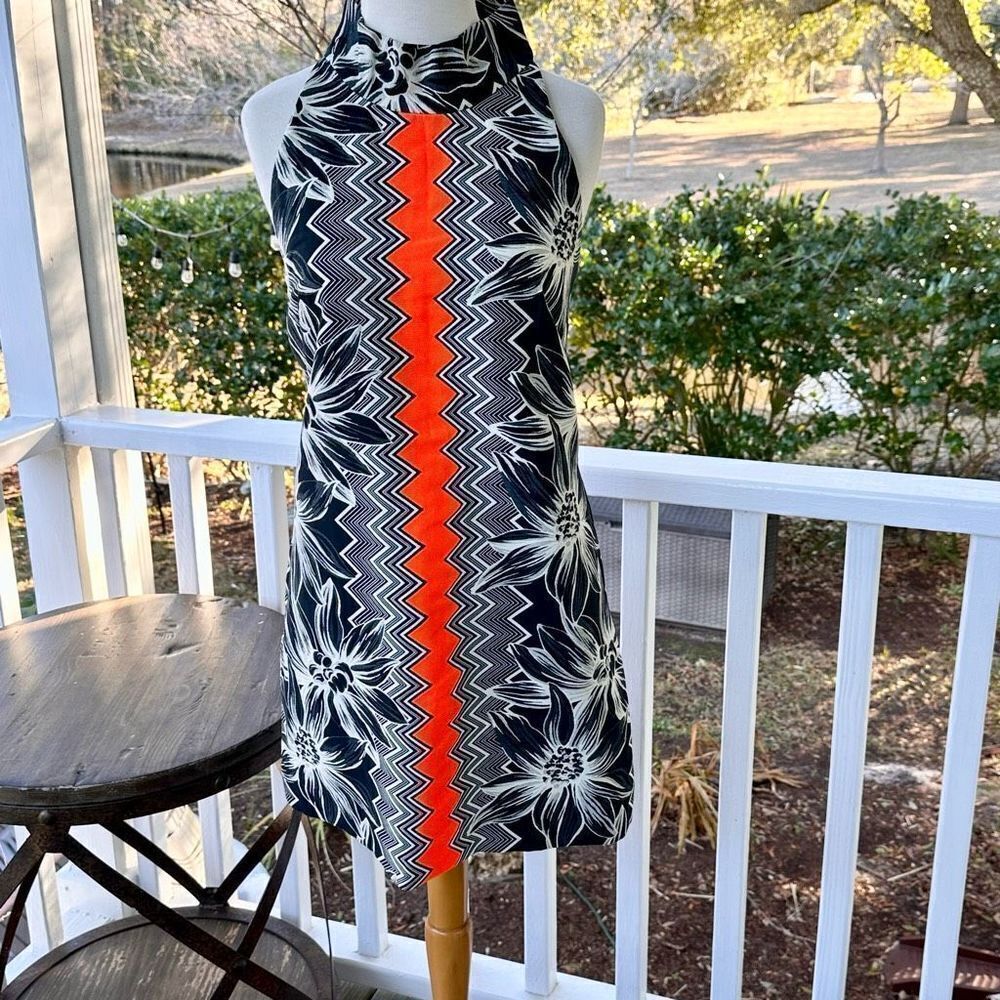 Milly Ikat Halter Dress